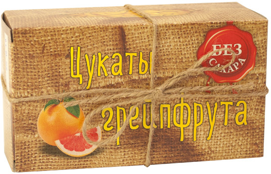 Цукаты грейпфрута без сахара