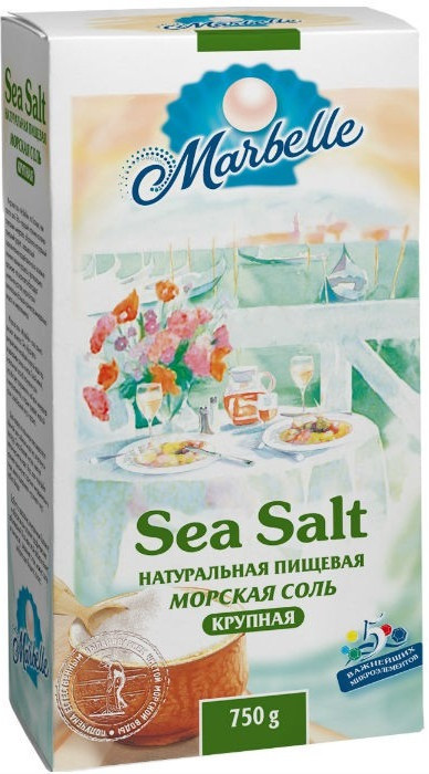 Соль морская крупная | Sea Salt | Marbelle