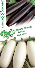 Баклажан «Мечта дачника» и «Молочник»