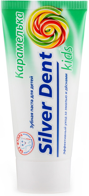 Зубная паста детская «Карамелька» | Silver dent | Modum