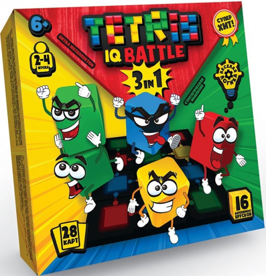 Игра настольная 3в1 «Tetris IQ Battle»