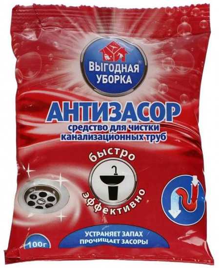 Средство для чистки труб «Антизасор»