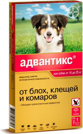 Капли от блох для собак