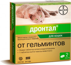 Таблетки от глистов для кошек
