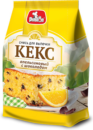 Смесь для выпечки «Кекс Апельсиновый с шоколадом»