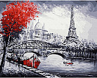 Картина по номерам «Парижский пейзаж»