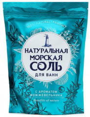 Соль морская для ванн с ароматом можжевельника