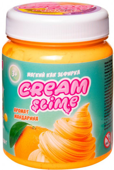 Игрушка «Cream-Slime» с ароматом мандарина
