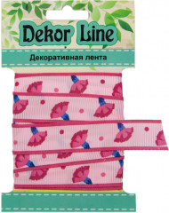 Лента репсовая «Гвоздики»