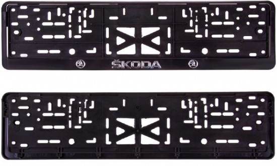 Рамка для номера «Skoda»