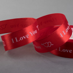 Лента атласная «I Love You»
