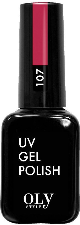 Гель-лак для ногтей, оттенок 107 Гренадин | UV gel polish | Oly Style