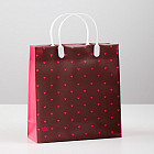 Пакет подарочный «Сердечки»