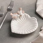 Блюдо сервировочное «Голубки на листочке»