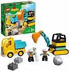 Конструктор Duplo 10931 Грузовик и гусеничный экскаватор. Truck & Tracked Excavator