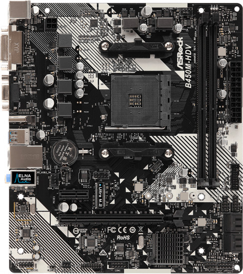 Материнская плата B450M-HDV R4.0