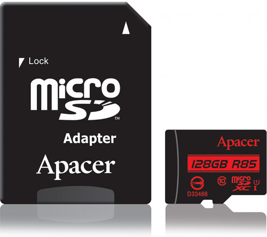 Карта памяти с SD-адаптером microSDHC