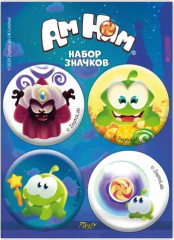Набор значков закатных