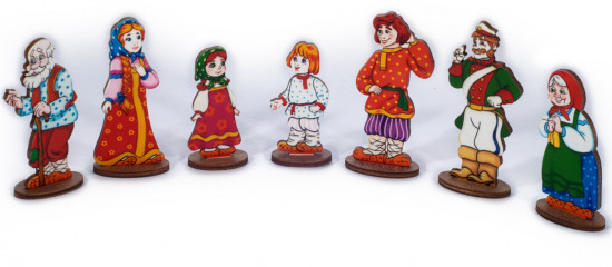 Кукольный театр на столе «Сказочные герои»