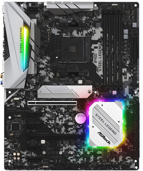 Материнская плата ASRock B450M