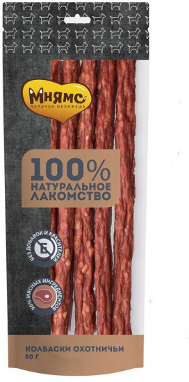 Лакомство для собак «Колбаски охотничьи»