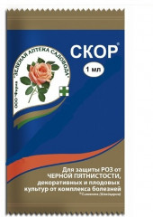 Средство для борьбы с паршой, мучнистой росой «Скор»