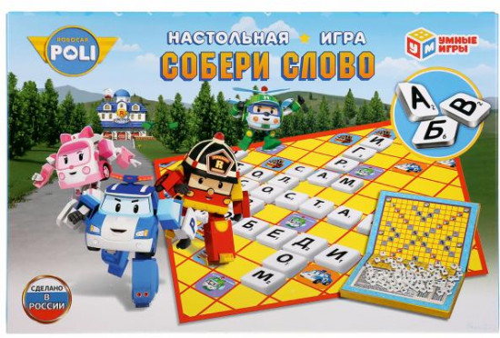 Игра настольная «Словодел. Собери слово»