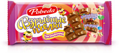Шоколад молочный с взрывной карамелью