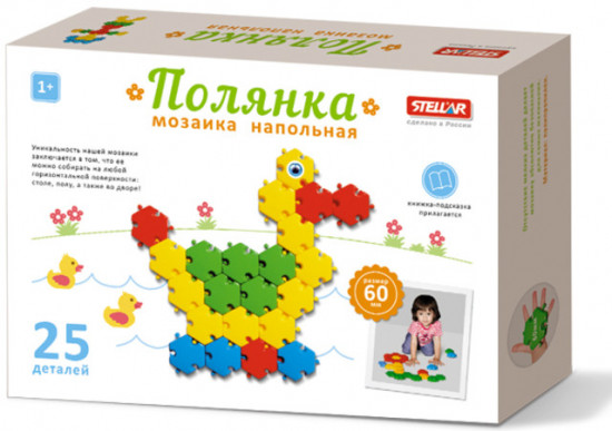 Мозаика напольная «Утка»
