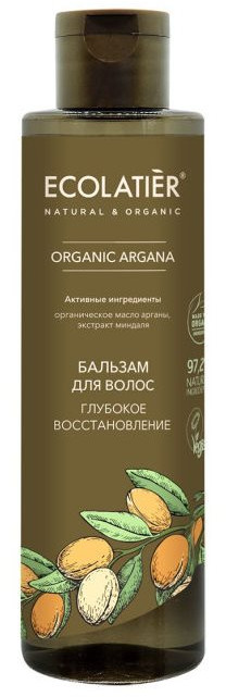 Бальзам для волос «Глубокое восстановление» | Organic Argana | Ecolatier