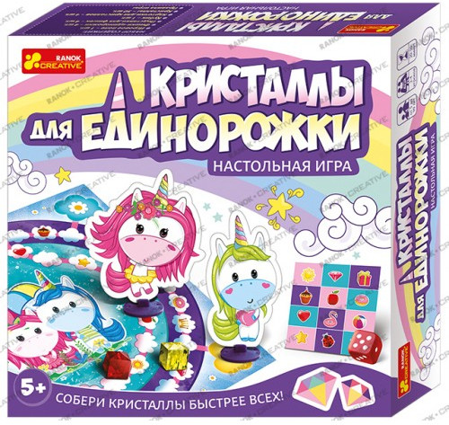 Игра настольная. Кристаллы для единорожки