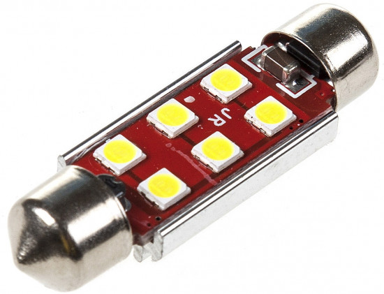 Автолампа диод C5W 11-39 (SV8,5)