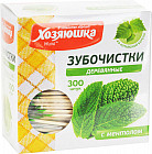 Зубочистки деревянные с ментолом
