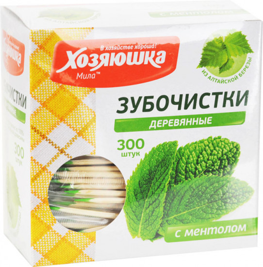 Зубочистки деревянные