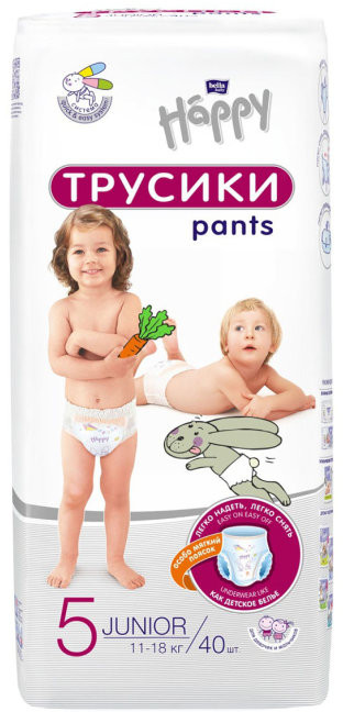Подгузники-трусики детские | Bella