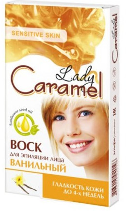 Полоски восковые для эпиляции лица «Ваниль» | Lady Caramel