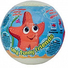 Шар бурлящий для ванны с растущей игрушкой «My funny friends»