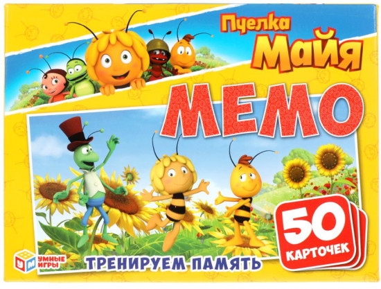 Игра настольная «Мемо. Пчёлка Майя»
