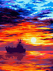 Картина по номерам «Закат»