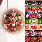 Термоусадочная плёнка «Жостовская роспись»