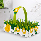 Набор для создания пасхальной корзинки «Лужайка»