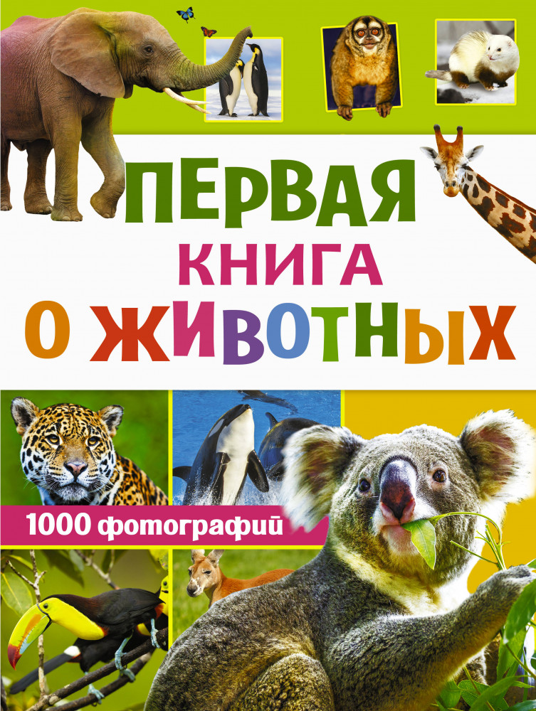 Первая книга о животных. 1000 фотографий | Обо всем на свете в 1000 фотографий