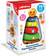 Пирамидка-неваляшка музыкальная «Колобок»