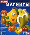 Фигурки на магнитах из гипса «Фрукты»