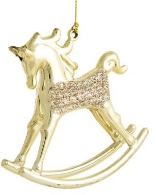 Украшение подвесное «Лошадка в золотом блеске»