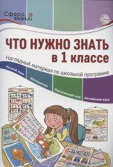 Что нужно знать в 1 классе