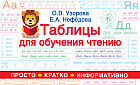 Таблицы для обучения чтению