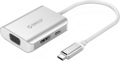 Переходник Orico USB Type-C HDMI VGA