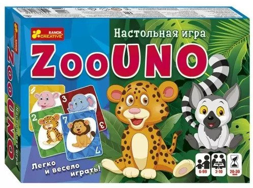 Игра настольная «Зооуно»