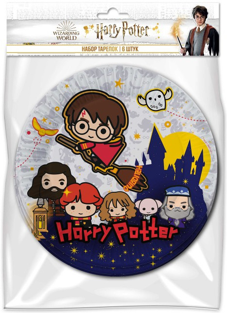 Набор бумажных тарелок | Harry Potter | ND Play